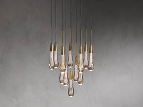 Soltaire Round Chandelier 17" 24" 36“ 58“