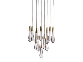 Soltaire Round Chandelier 17" 24" 36“ 58“