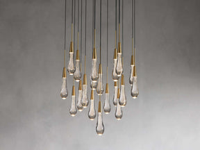 Soltaire Round Chandelier 17" 24" 36“ 58“