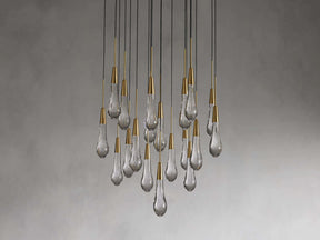Soltaire Round Chandelier 17" 24" 36“ 58“