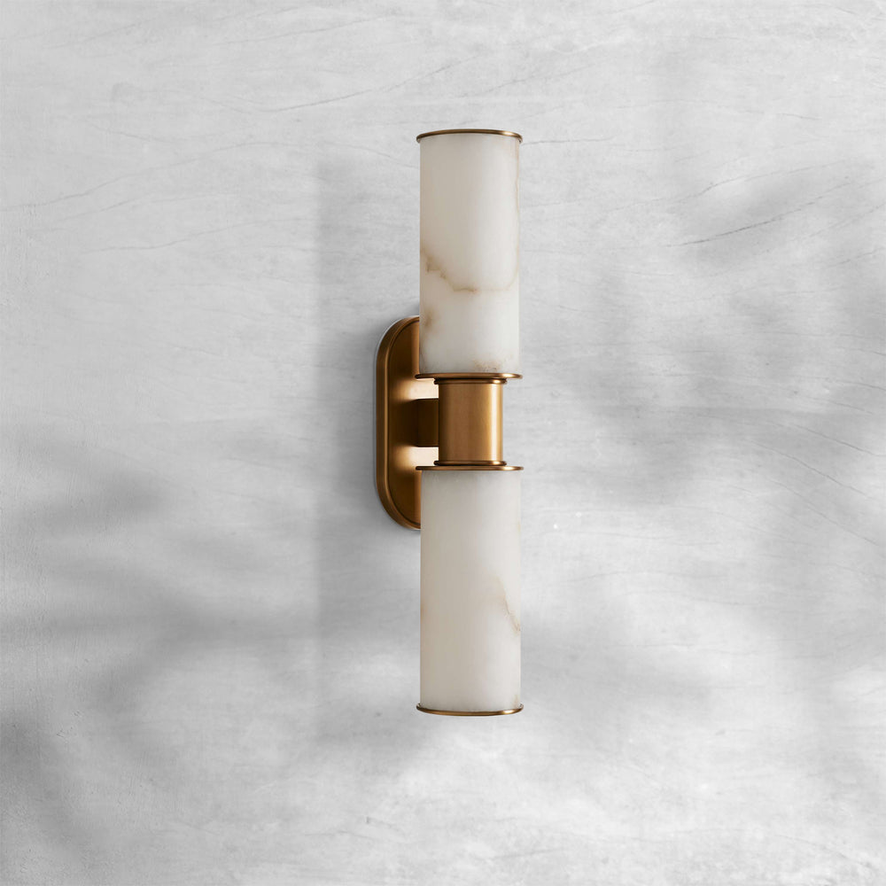 Harlin 2 - Light Wall Sconce in Alabaster - Arialamps