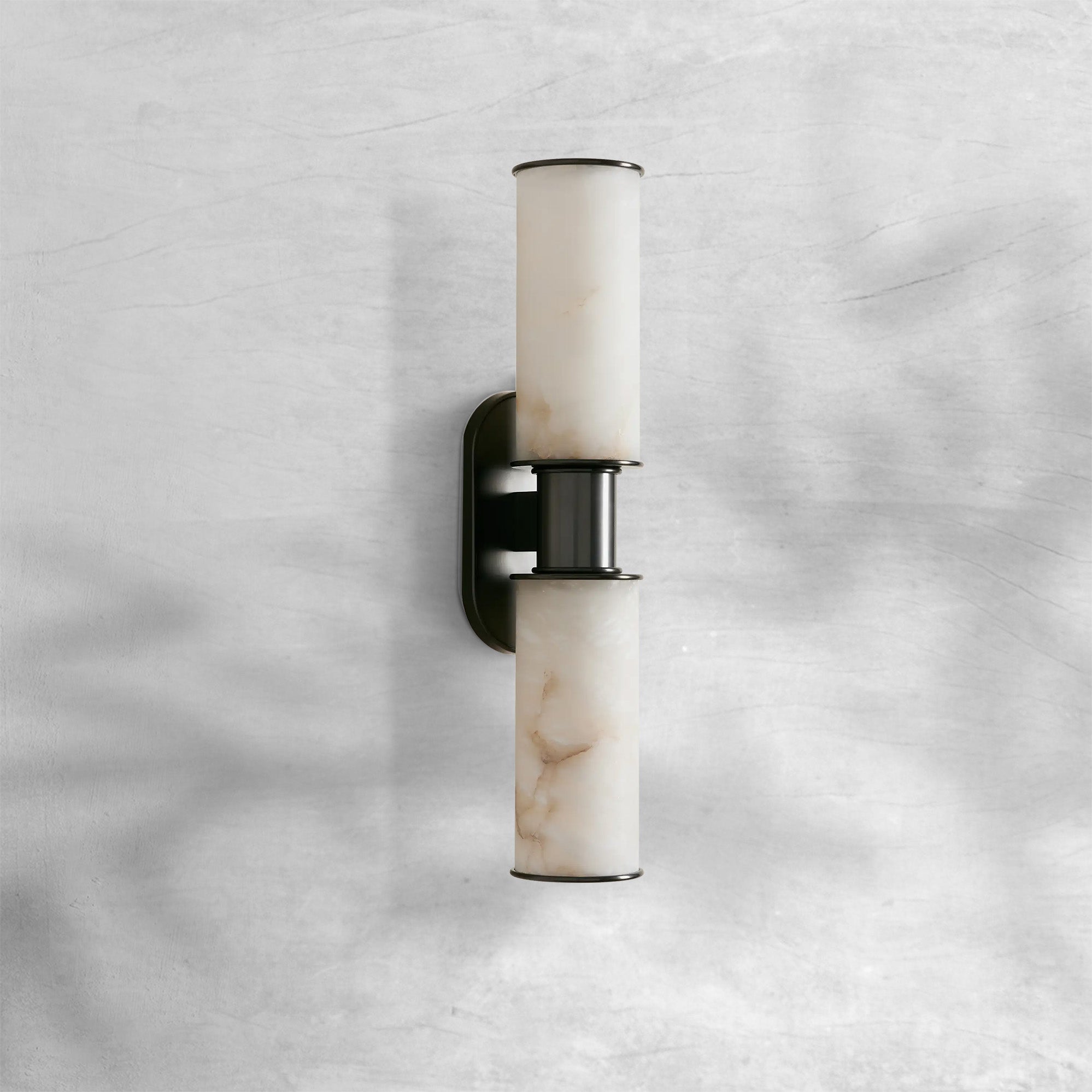 Harlin 2-Light Wall Sconce in Alabaster