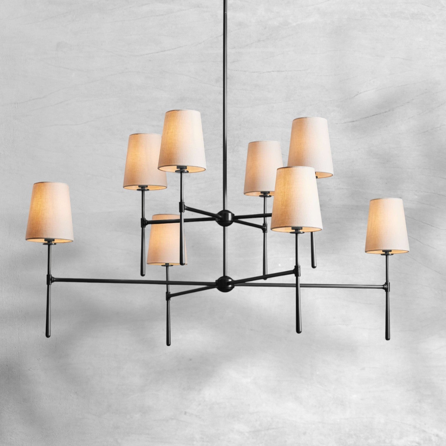 Rhodes 2-Tier Round Chandelier