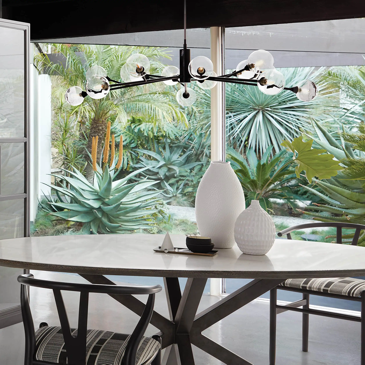 Apollo Round Chandelier 36"47"59"