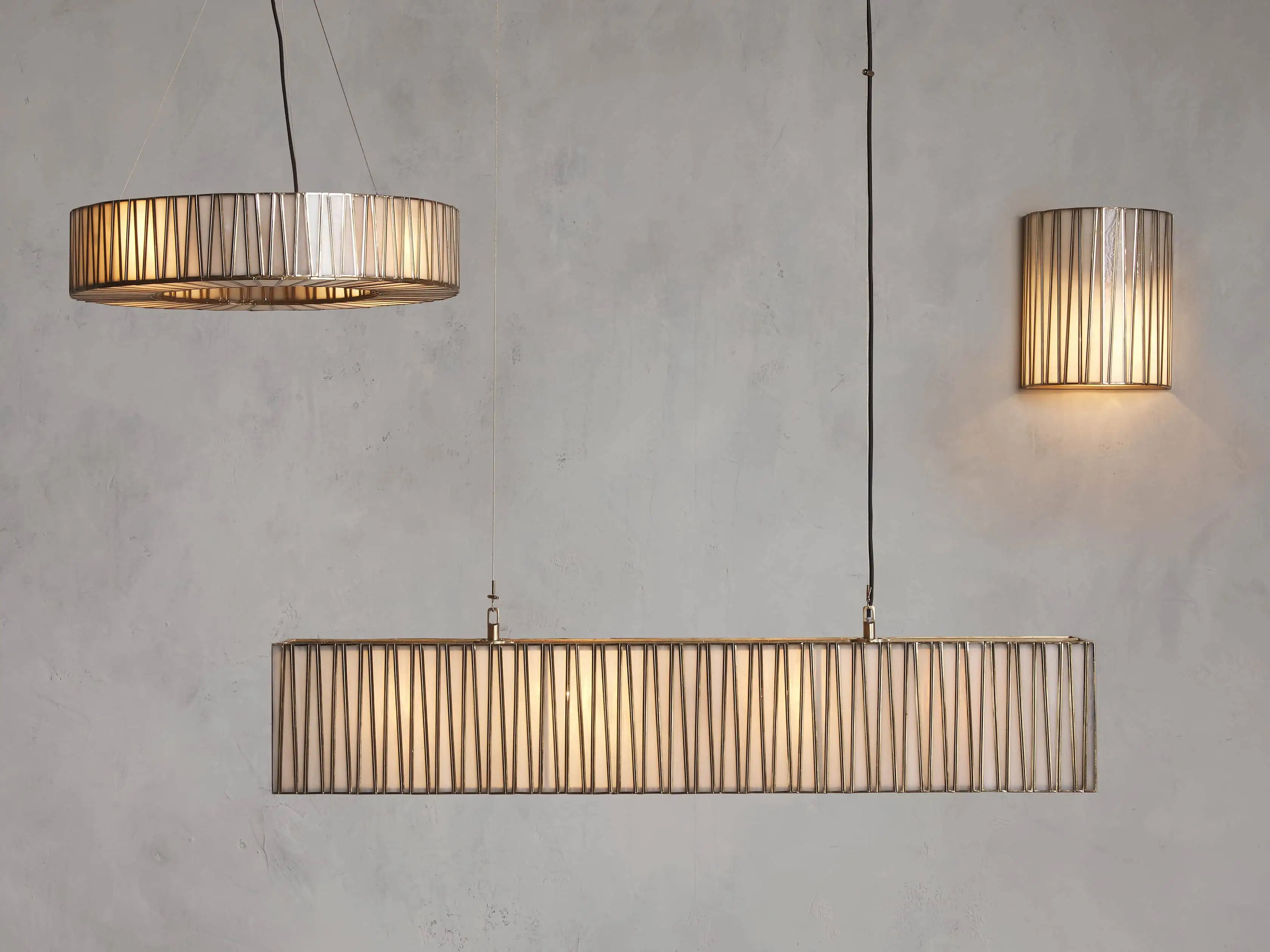 Junet Rectangular Chandelier 60"W 49"W