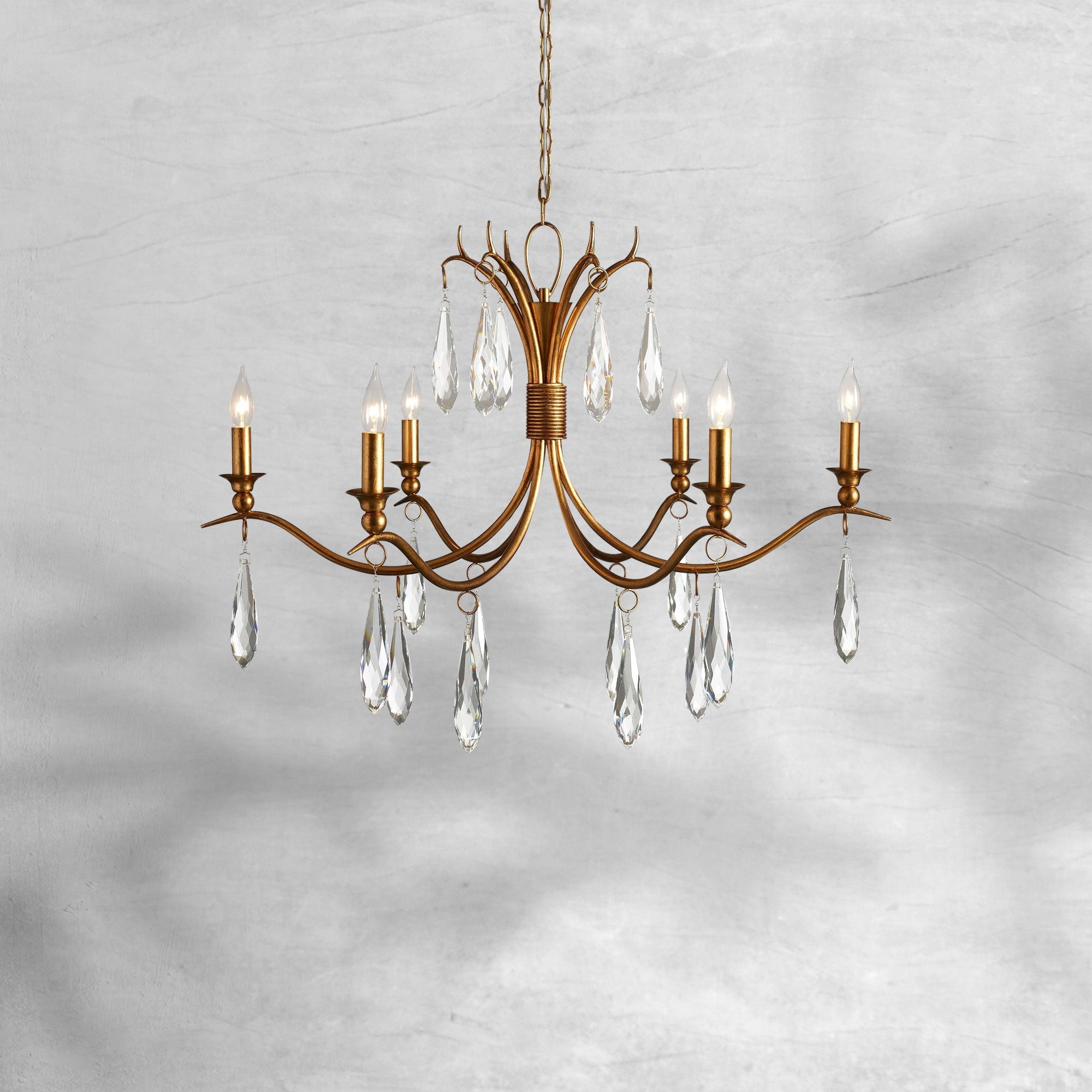 Celine Chandelier 36'' 59''