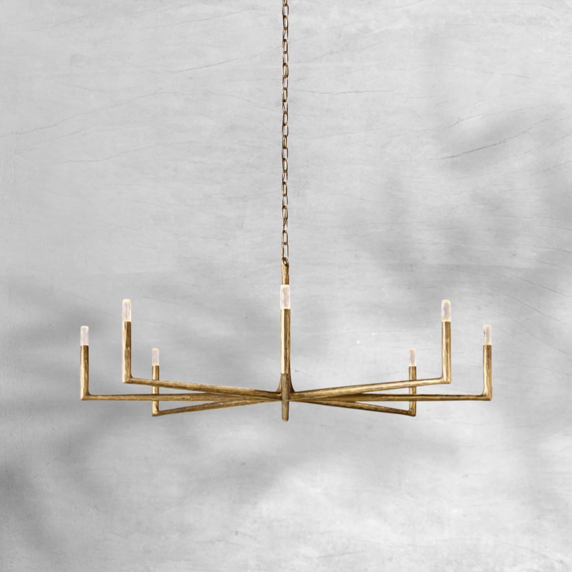 Thaddeas Forged Round Chandelier 36" 48” 60” 72”
