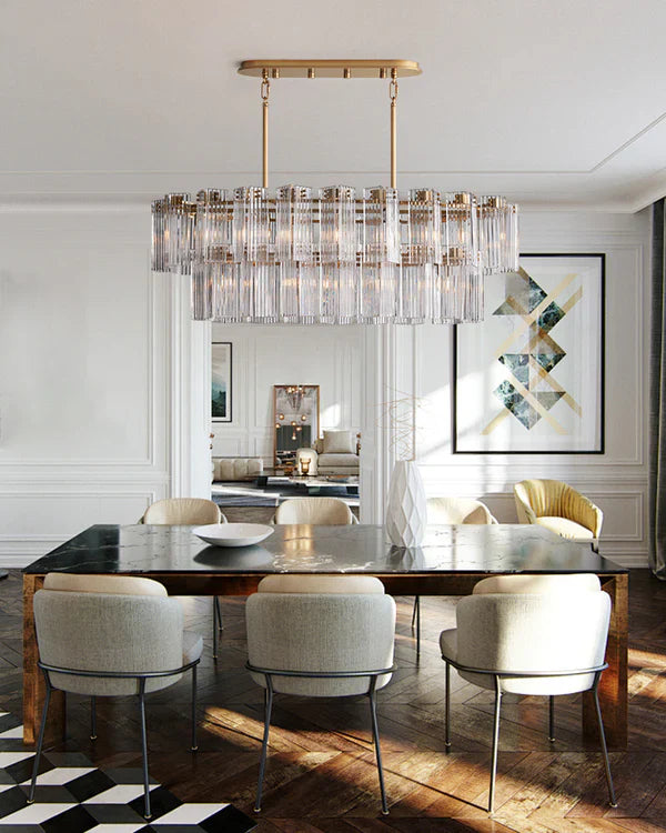 Delsie Oval Chandelier 51''63''72''