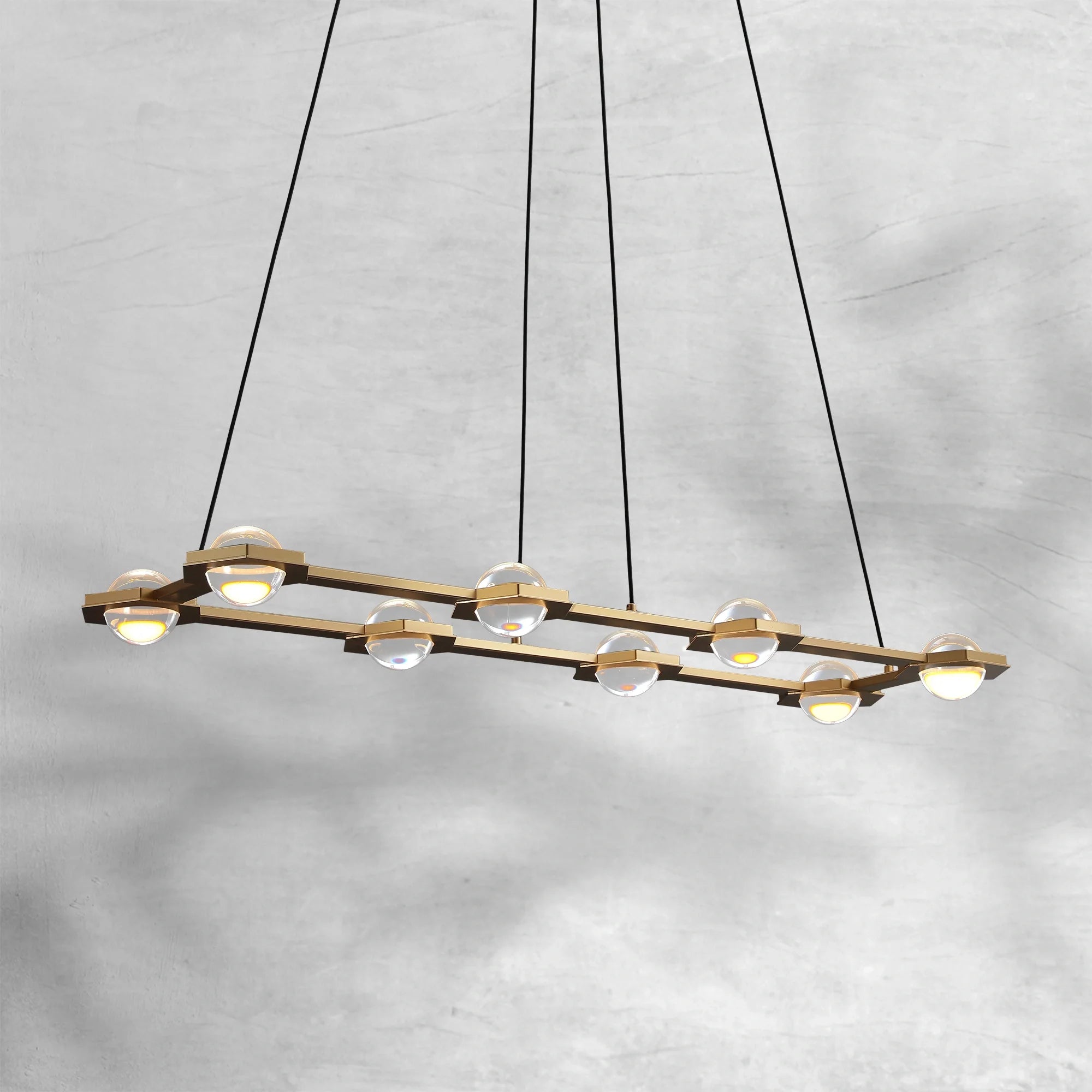 Eclatamt Rectangular Chandelier 54"72"