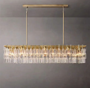 Melody K9 Crystal Rectangular Chandelier 60"