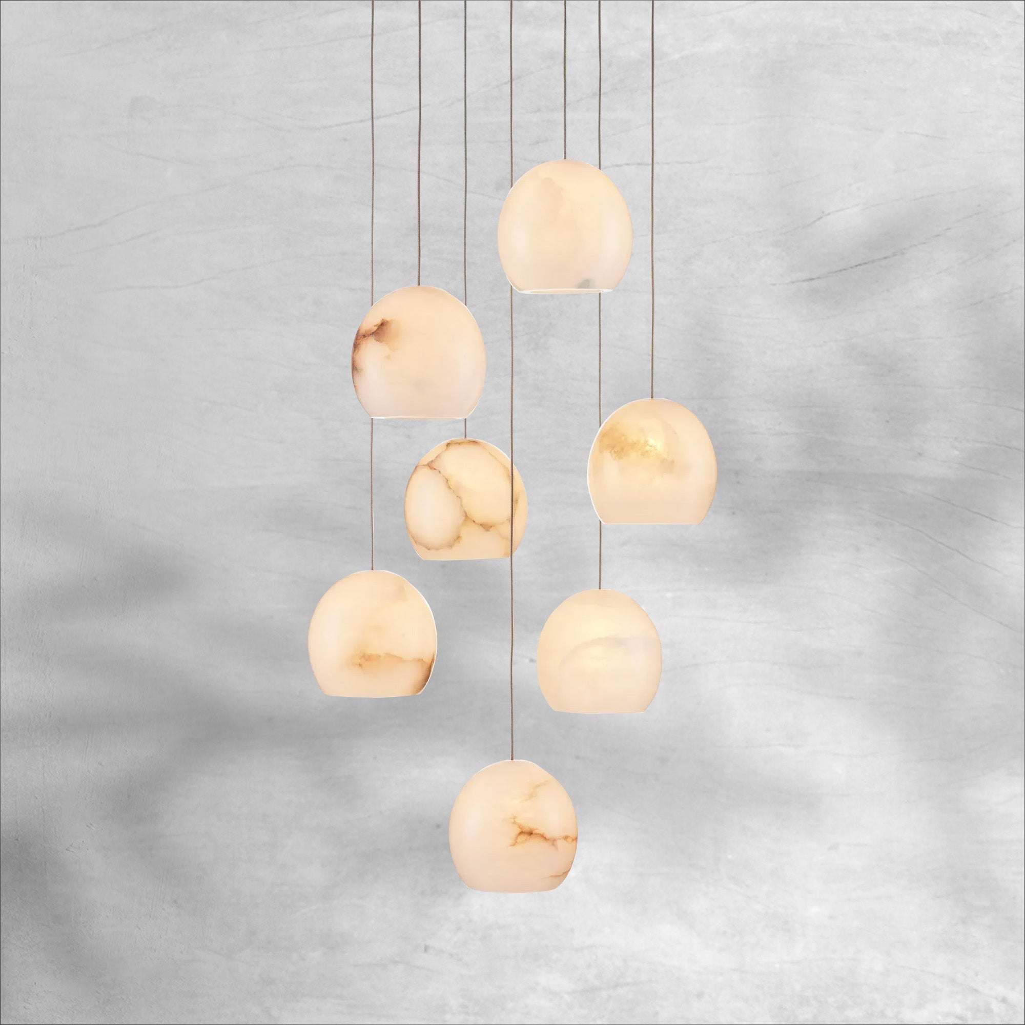Maeva Round Chandelier 3/7/15/36 Light