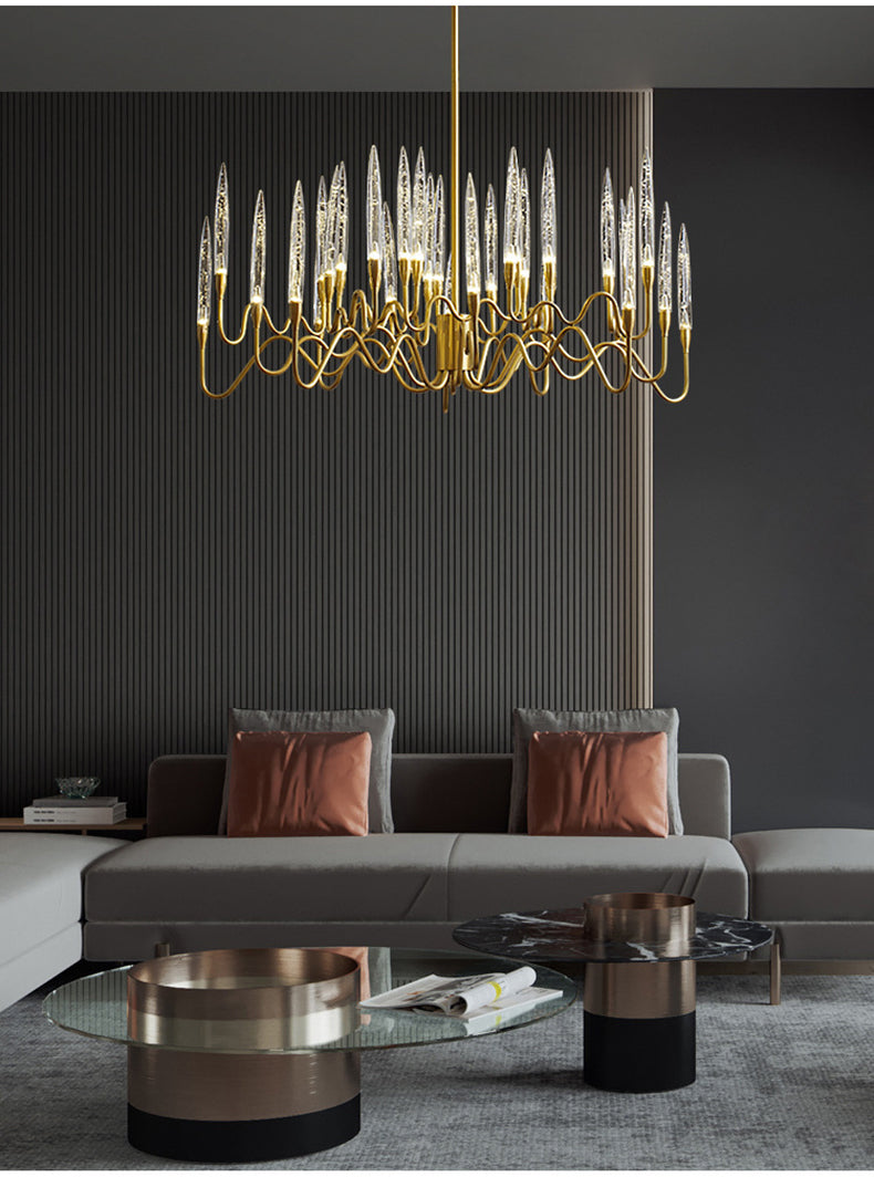 Aria Crystal Candlestick Chandelier