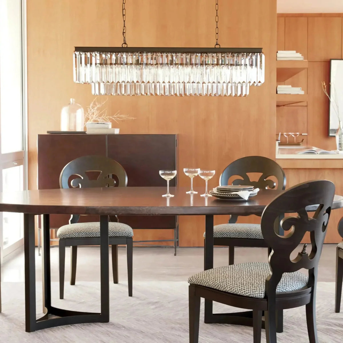 Leyland Tiered Rectangular Chandelier