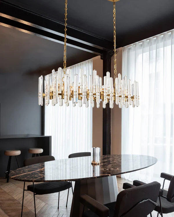 Bonington Rectangular chandelier 54” 72"