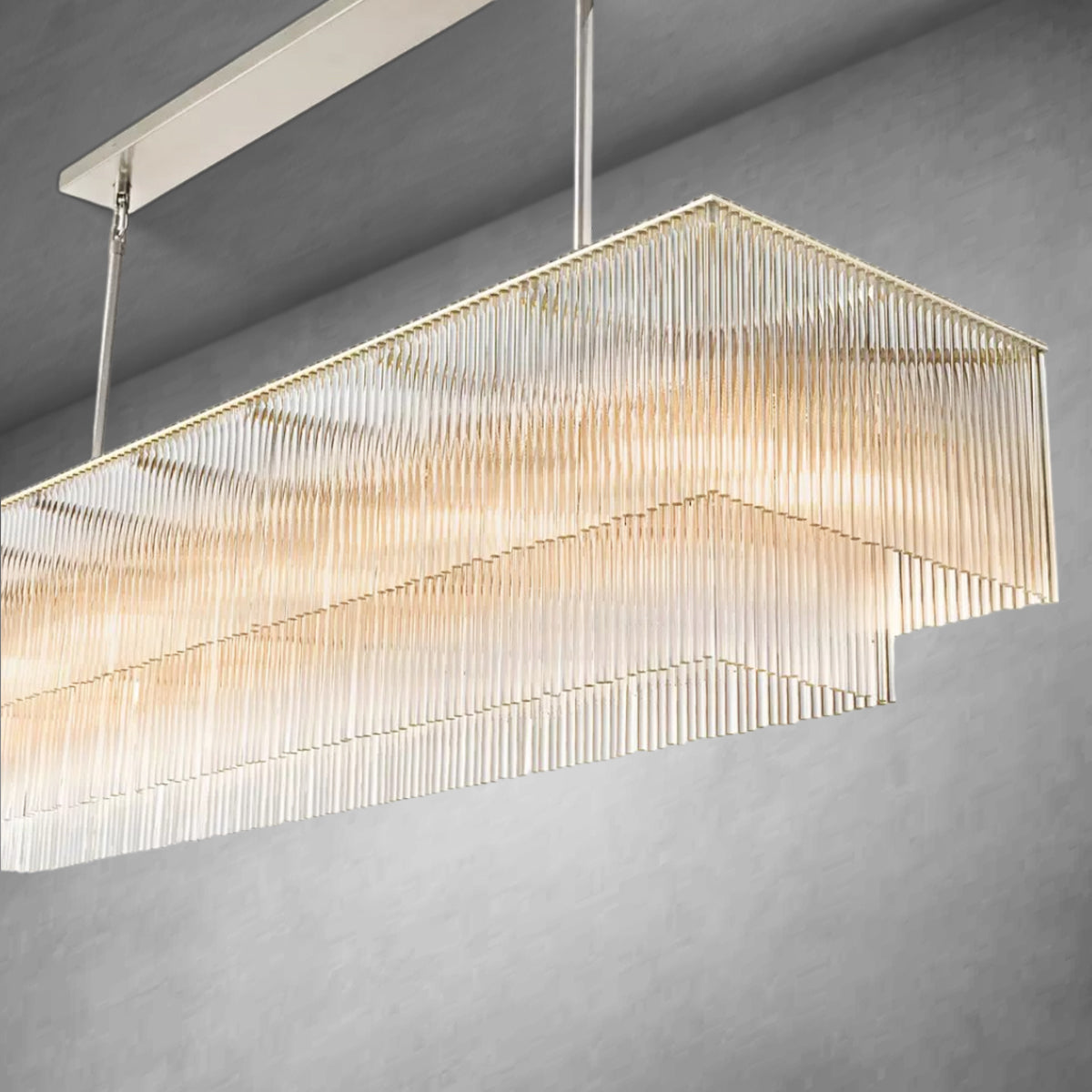 Amadeon Rectangular Chandelier 72"