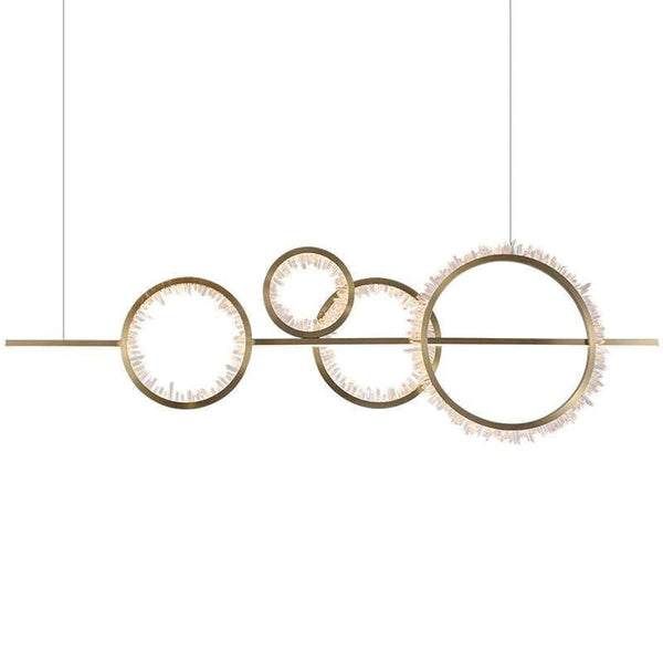 Rose Rock Crystal Gear Chandelier Contemporary Chandelier Hallway