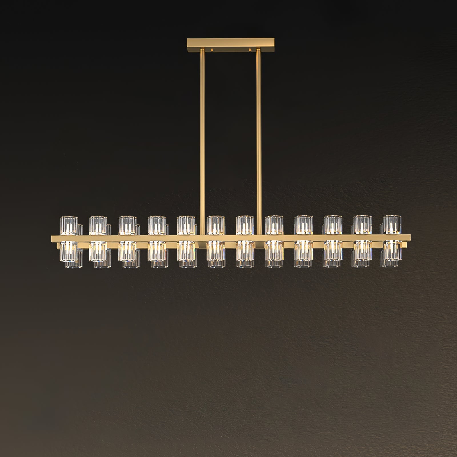 Reger Crystal Rectangular Chandelier48" 54" 72"