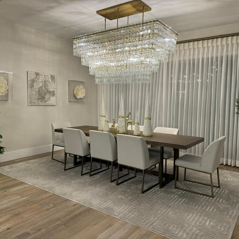 Marigan Multi-Tier Rectangular Chandelier 60" 72"