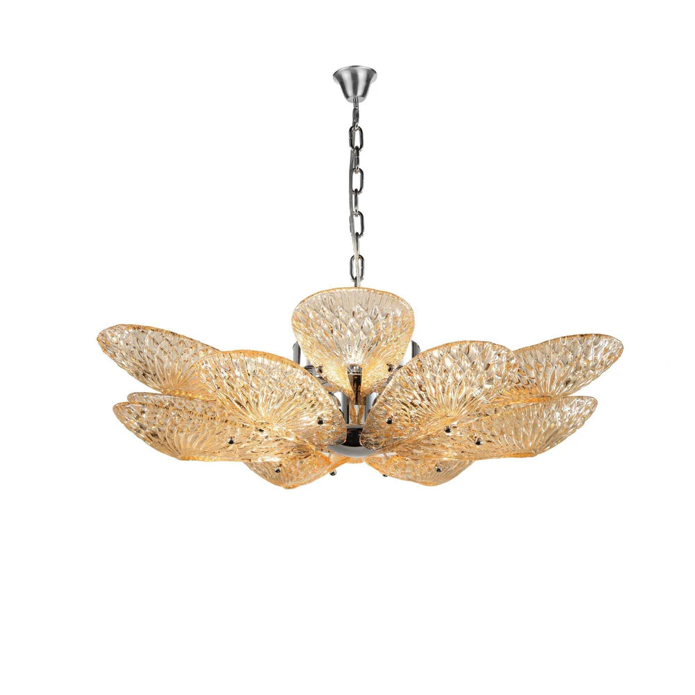 AR Bella Murano Glass Flower Chandelier