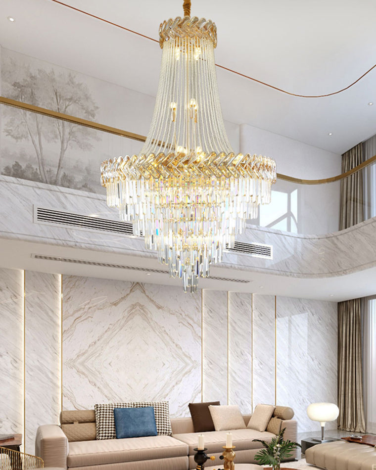 Aria Tiered Crystal Chandelier