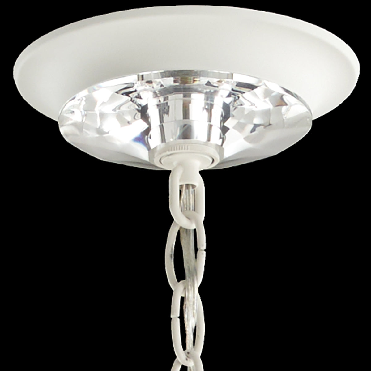 Esmeralda Single Tier Crystal Chandelier 37"
