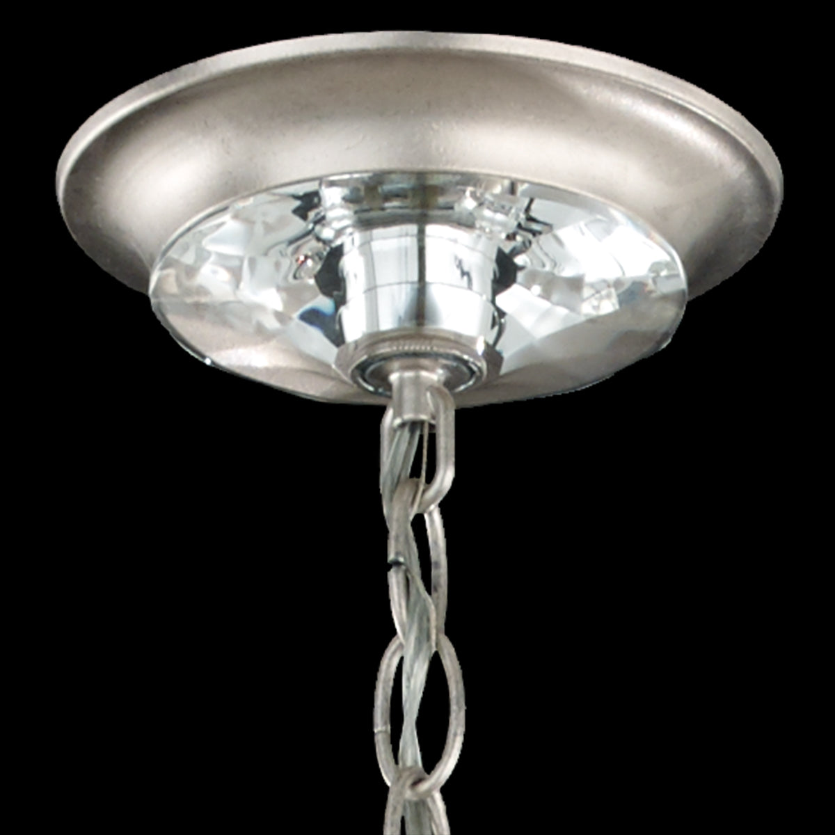 Esmeralda 2-Tier Crystal Chandelier 37"