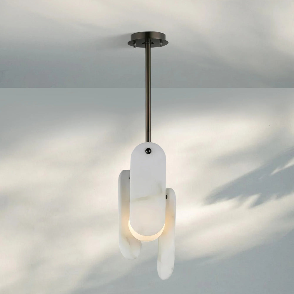 Alabaster Megalith Single Pendant