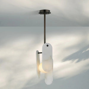 Alabaster Megalith Single Pendant