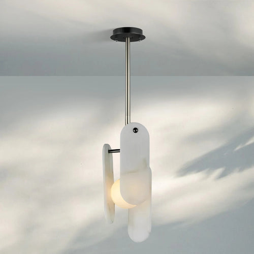 Alabaster Megalith Single Pendant