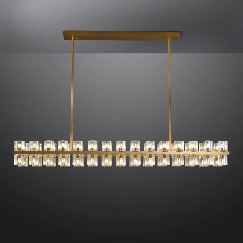 Reger Crystal Rectangular Chandelier48" 54" 72"