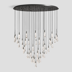 Soltaire Round Chandelier 17" 24" 36“ 58“