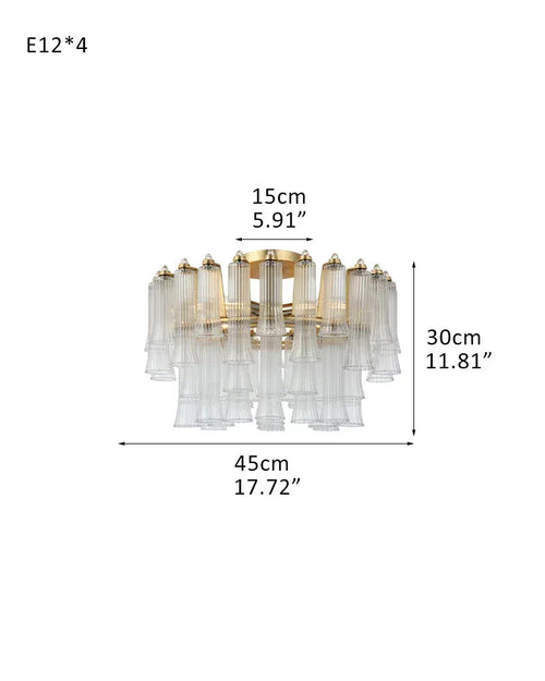 9 Light 20" Wide LED Lorelei Round Tiered Chandelier in Black Chain use for dining room 4-light-D45*H30CM D17.72"*H11.81"-Ceiling Brass American chandelier