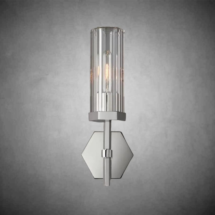 Lameth Hexagonal Wall Sconce 14"19"