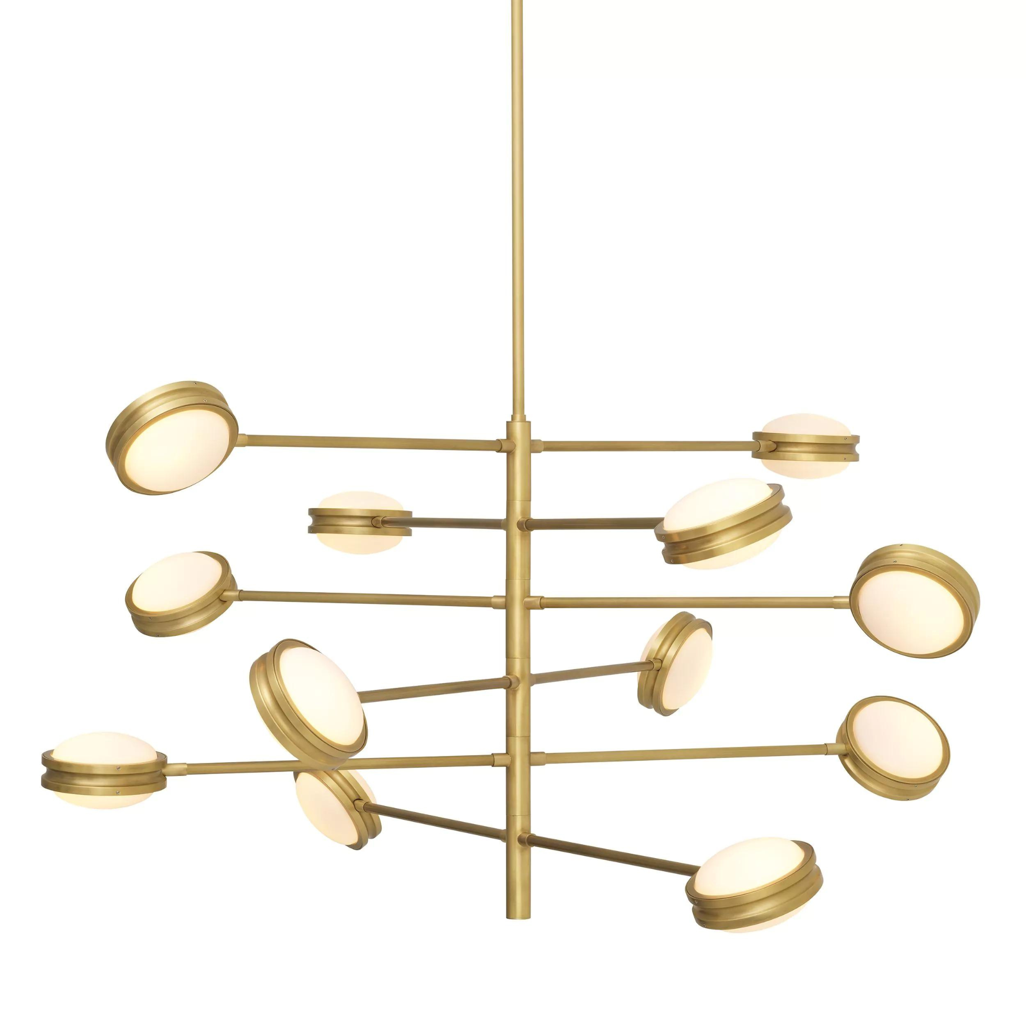 Cooper Modern Brass Chandelier