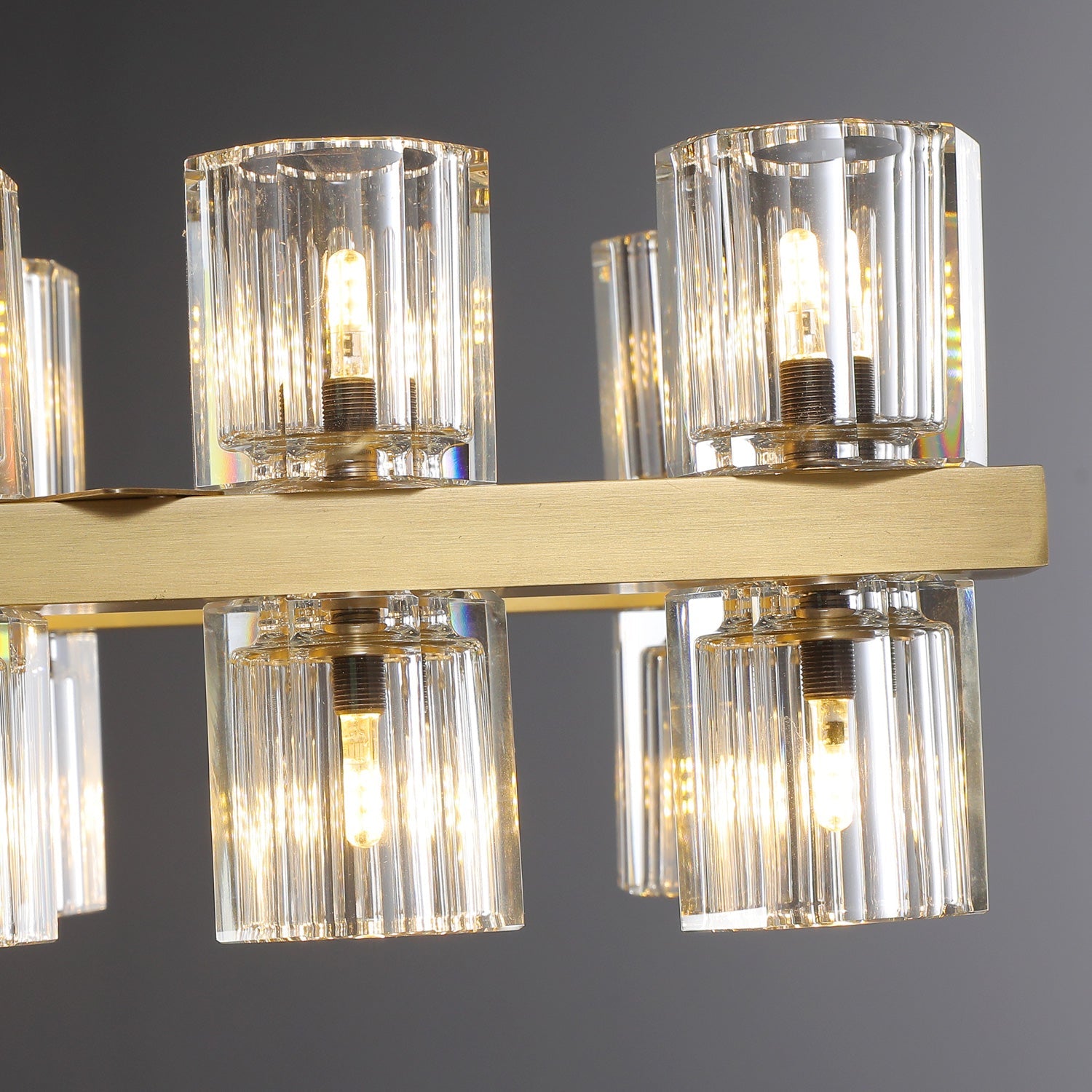 Reger Crystal Rectangular Chandelier48" 54" 72"