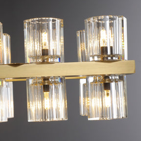 Reger Crystal Rectangular Chandelier48" 54" 72"