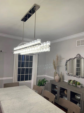 Reger Crystal Rectangular Chandelier48" 54" 72"