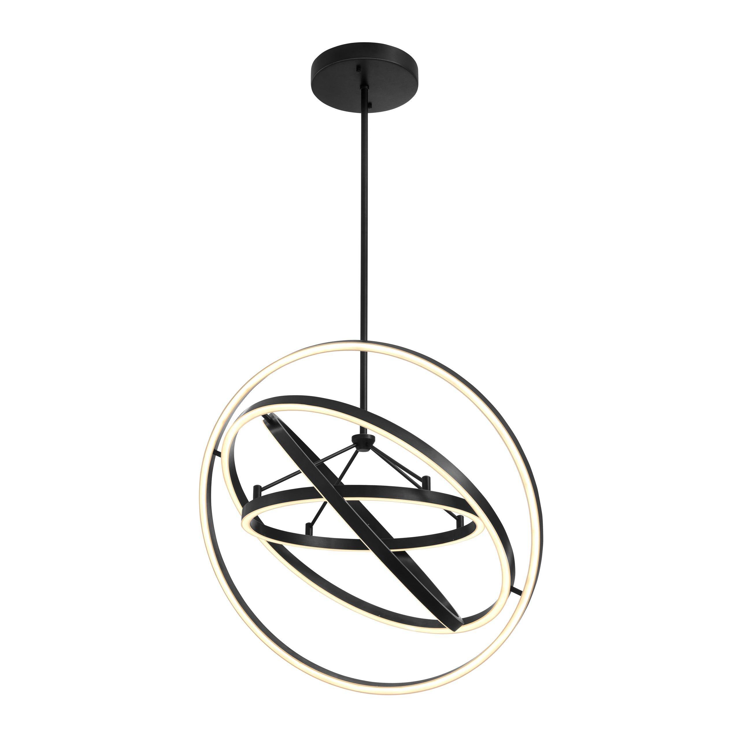 Cooper Modern Brass Chandelier - Brass/Bronze