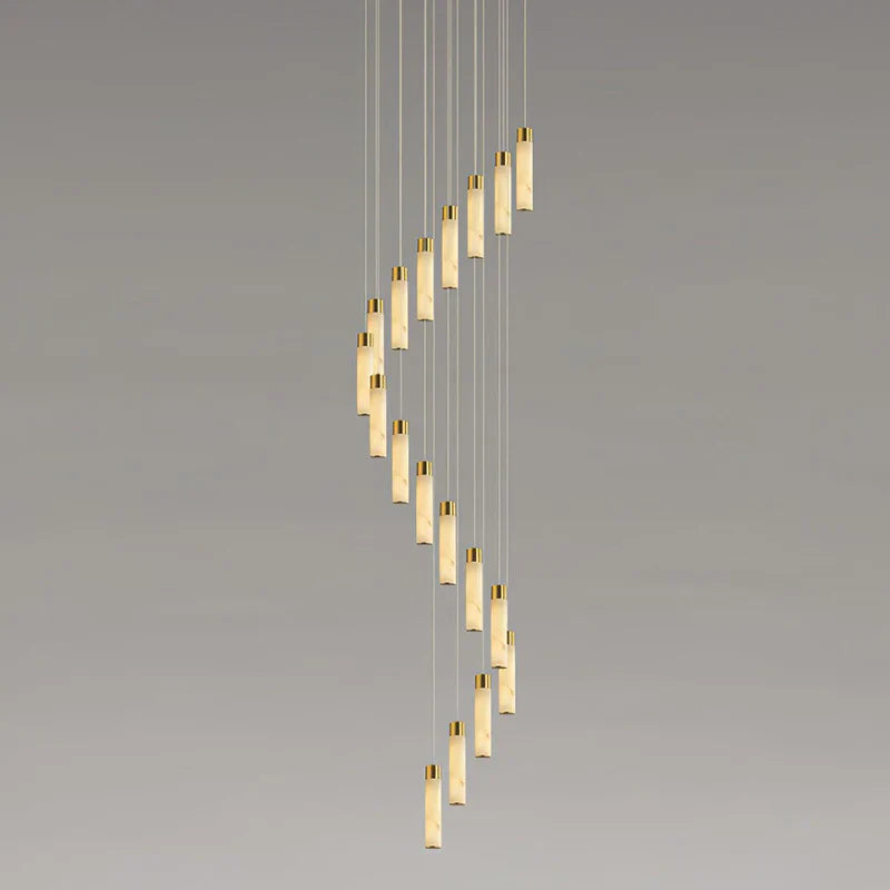 Celestial Alabaster Cascade Chandelier