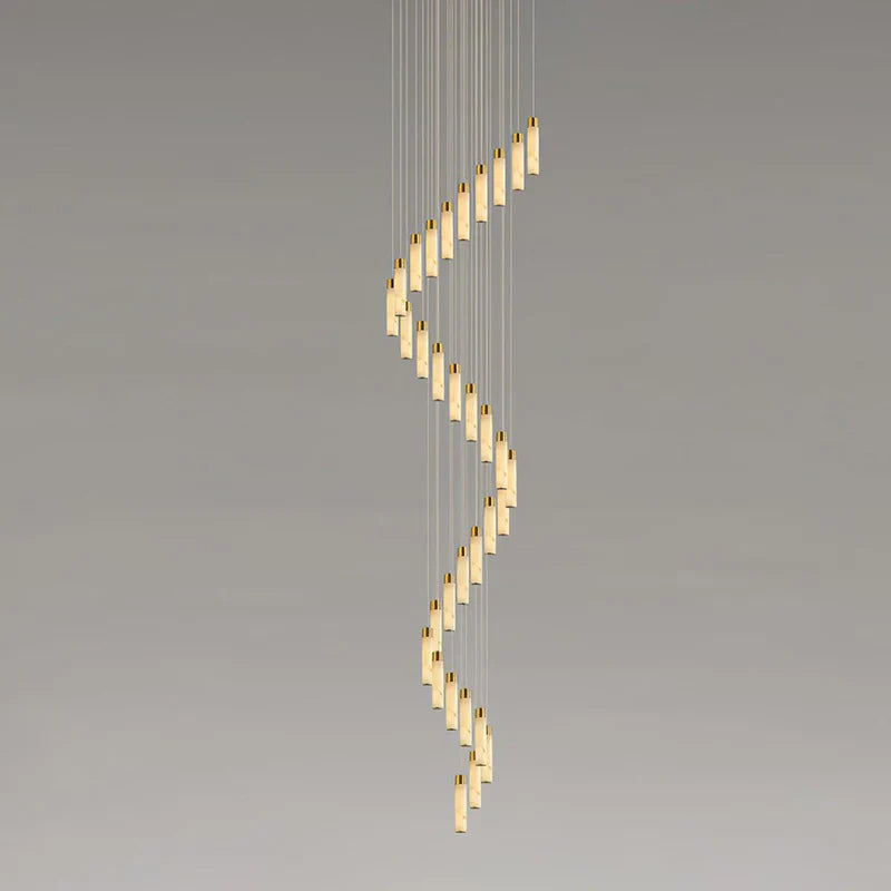 Celestial Alabaster Cascade Chandelier