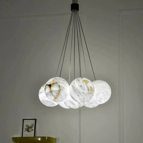 Aria Alabaster Global Ceiling Pendant