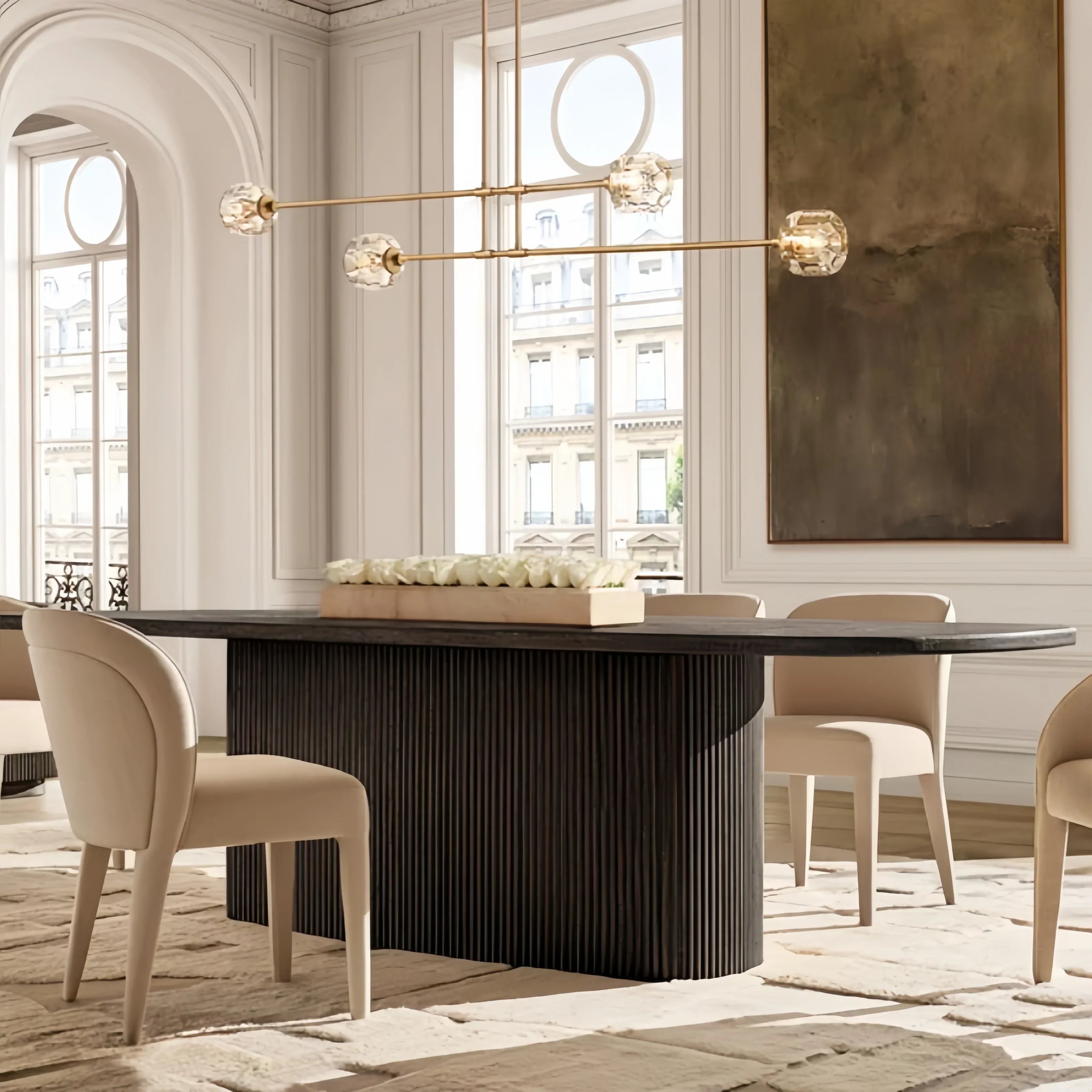Demaket Mobile Linear Chandelier 54" 72"