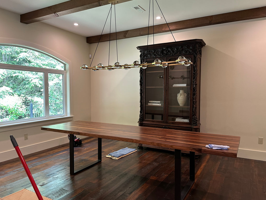 Planets Rectangular Chandelier 54" 72"