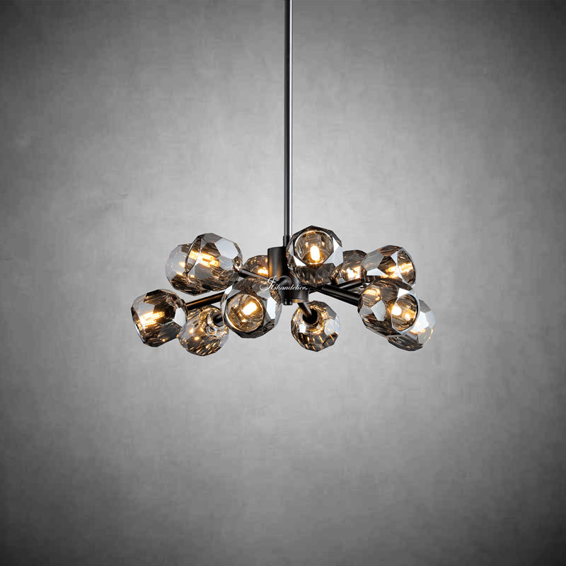 Bille De Crystal Round Chandelier 24"
