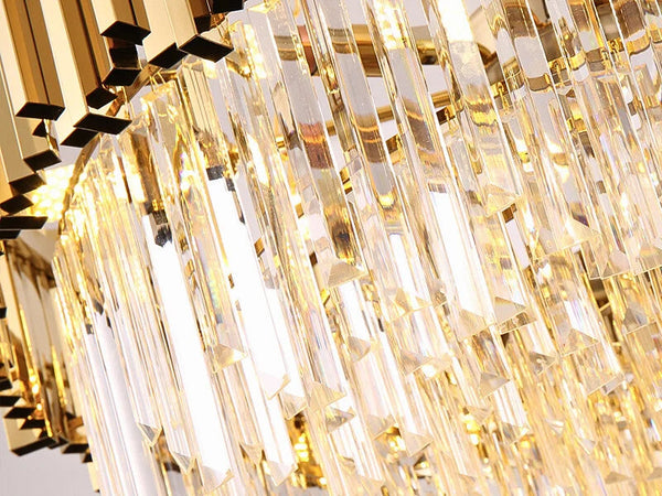 Astra Pendant Light Large Rectangular Chandelier For Dining Room