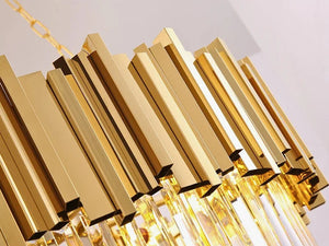 Astra Pendant Light Large Rectangular Chandelier For Dining Room