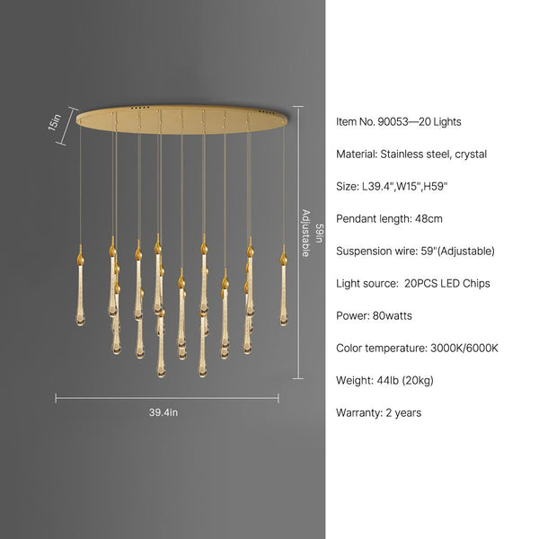 Dew Chandeliers for dining room