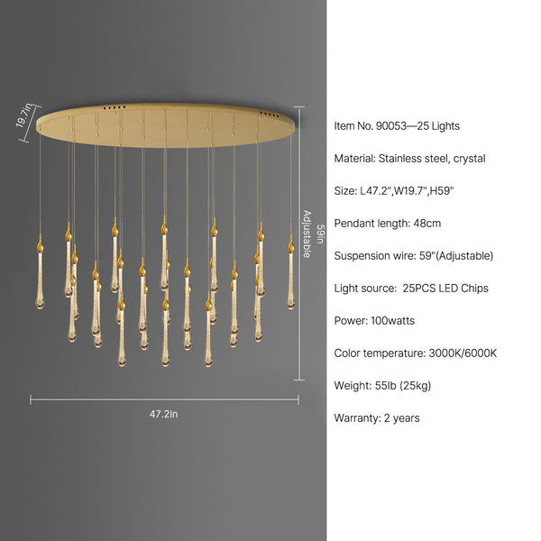 Dew Chandeliers for dining room