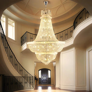 Regalia Modern Luxury Gold Crystal Chandelier