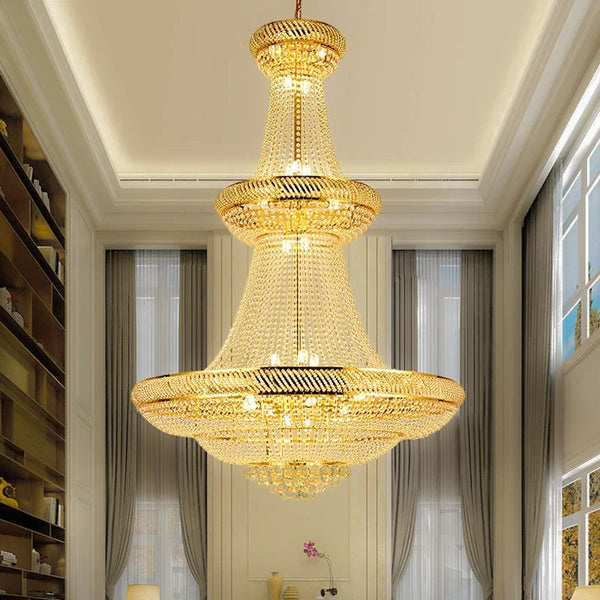Tower Large Gold Chandelier